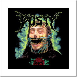 "Posty Deathcore Aesthetic Horror Art | Intense Music Graphic Posters and Art